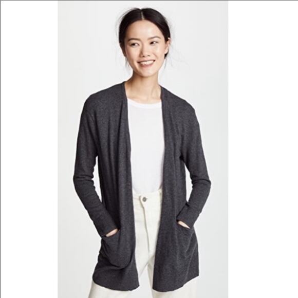 Madewell Summer Ryder Dark Gray Cardigan - Picture 1 of 7